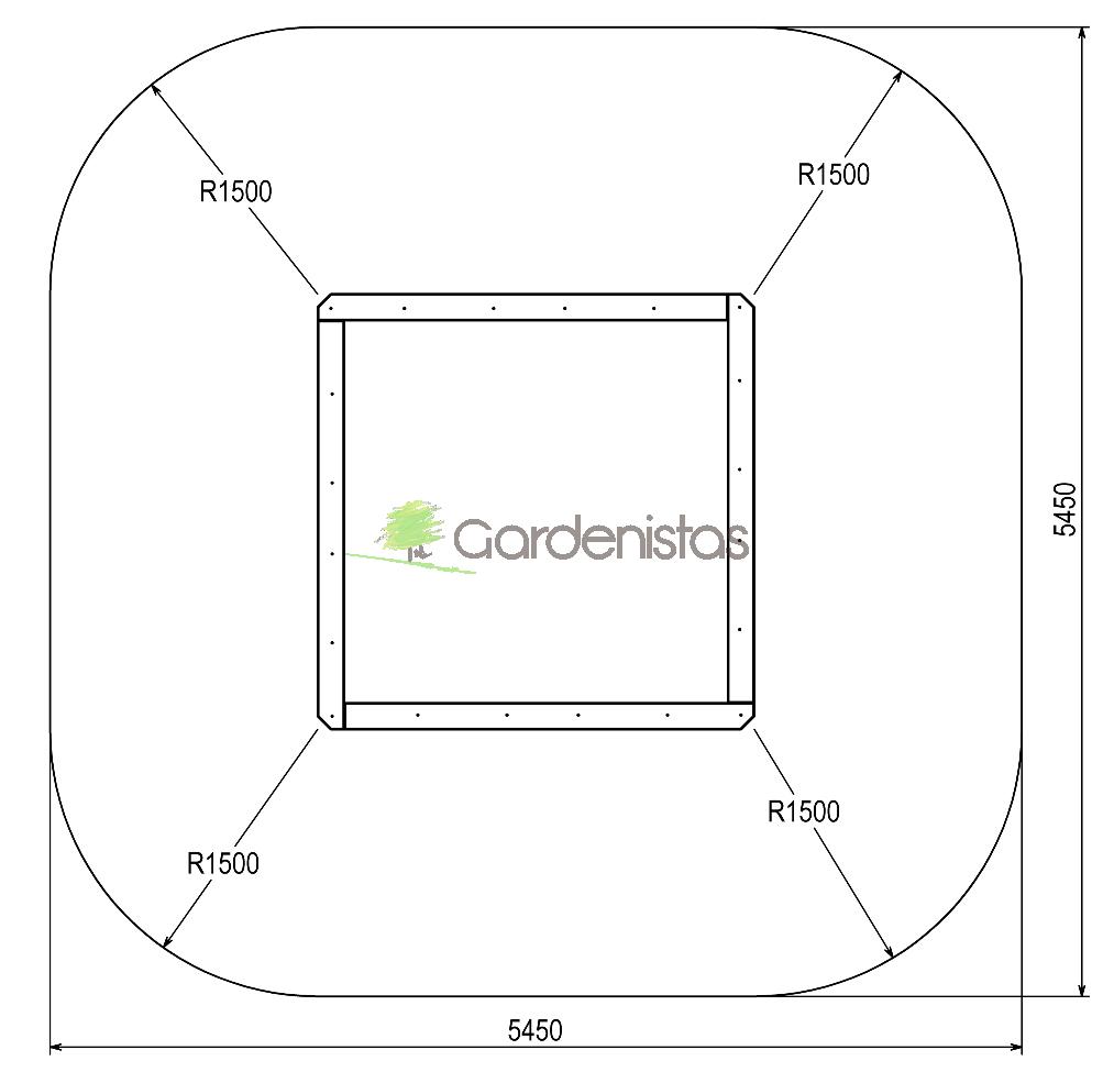 Liivakast TE303 (245x245cm) Liivakastid 3 Liivakast TE303 (245x245cm) Liivakastid Gardenistas.eu 3