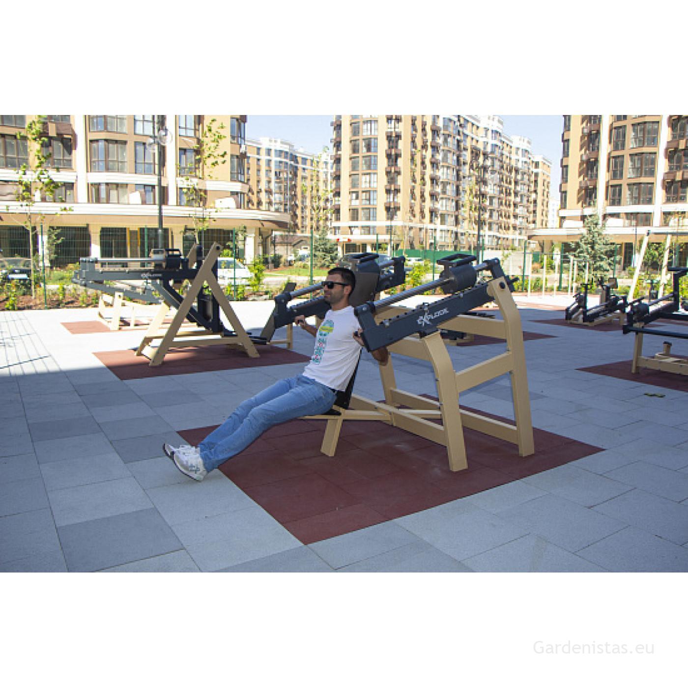 Välijõusaali rinnalihaste ja käelihaste treeningseade KF-802-S Välijõusaali treeningseadmed KF seeria 3 Välijõusaali rinnalihaste ja käelihaste treeningseade KF-802-S Välijõusaali treeningseadmed KF seeria Gardenistas.eu 3