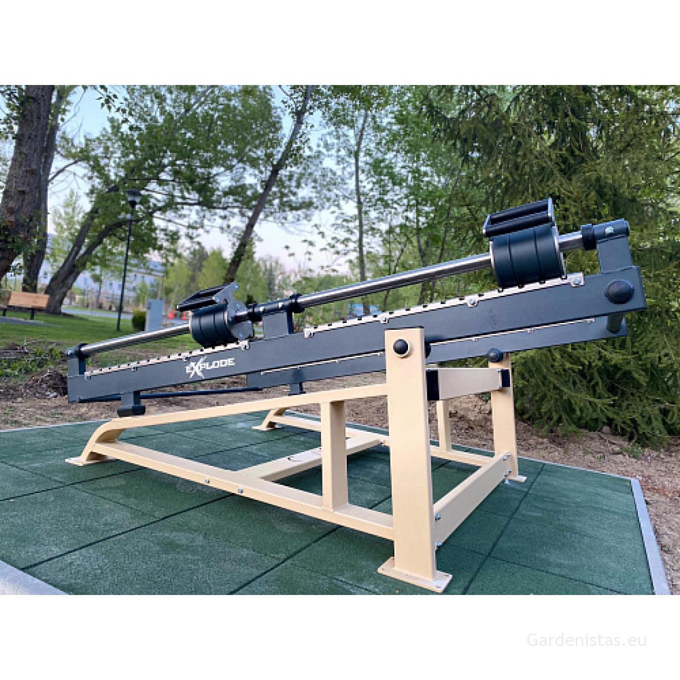 Välijõusaali reie-/tuhara ja jalgade treeningseade KF-806-S Välijõusaali treeningseadmed KF seeria 7 Välijõusaali reie-/tuhara ja jalgade treeningseade KF-806-S Välijõusaali treeningseadmed KF seeria Gardenistas.eu 7