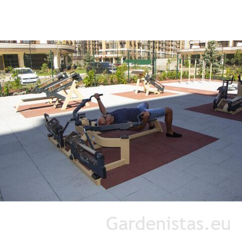 Välijõusaali käte ja rindkere treeningseade KF-808 Välijõusaali treeningseadmed KF seeria Gardenistas.eu 6