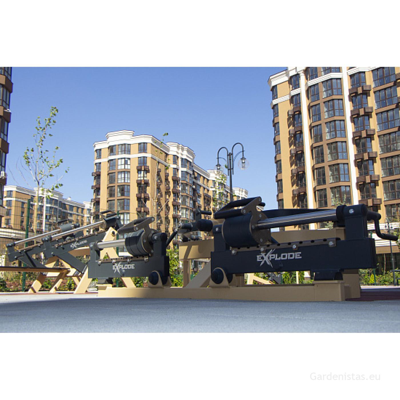 Välijõusaali käte ja rindkere treeningseade KF-808-S Välijõusaali treeningseadmed KF seeria 2 Välijõusaali käte ja rindkere treeningseade KF-808-S Välijõusaali treeningseadmed KF seeria Gardenistas.eu 2