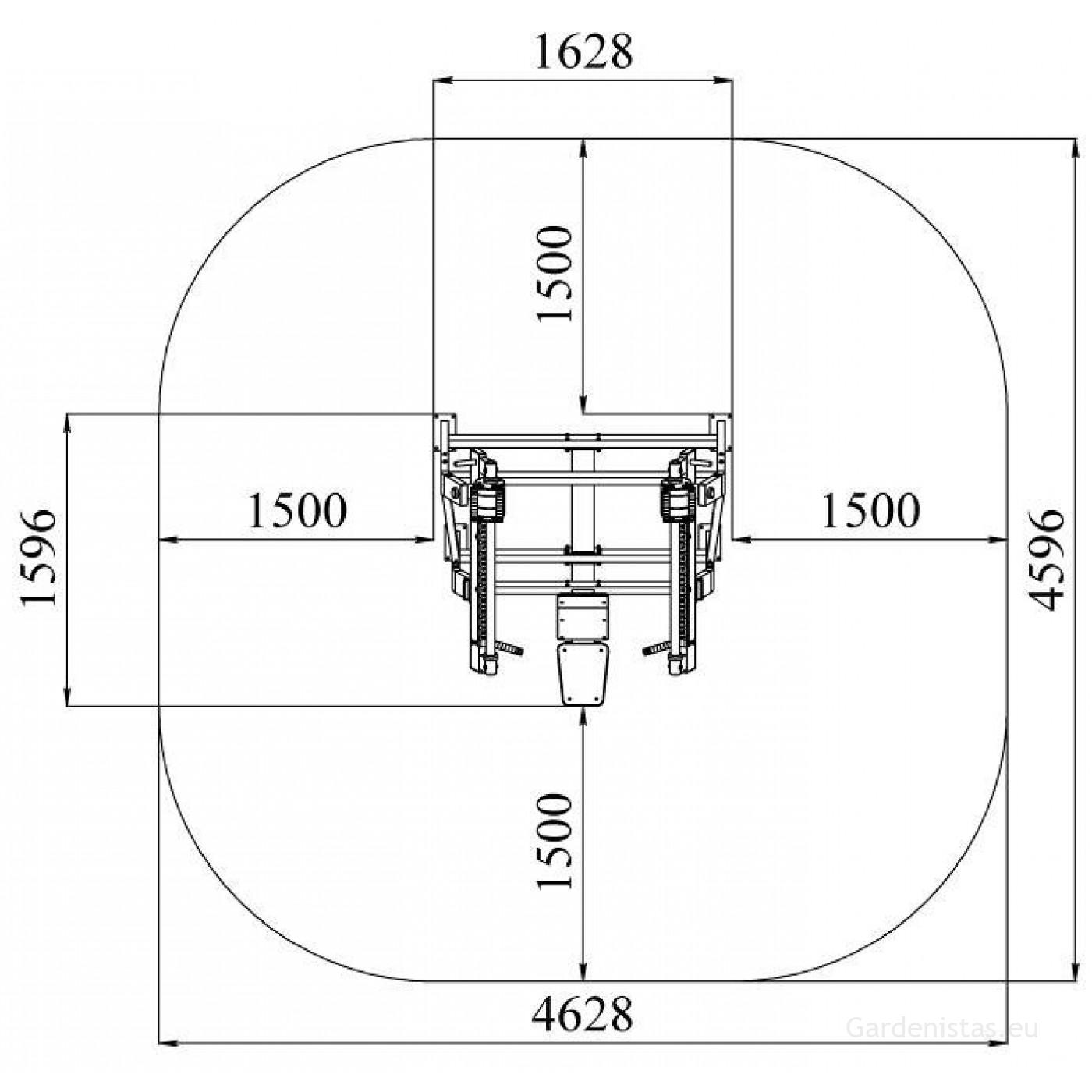 Välijõusaali rinnalihaste ja käelihaste treeningseade KF-802-S Välijõusaali treeningseadmed KF seeria 5 Välijõusaali rinnalihaste ja käelihaste treeningseade KF-802-S Välijõusaali treeningseadmed KF seeria Gardenistas.eu 5