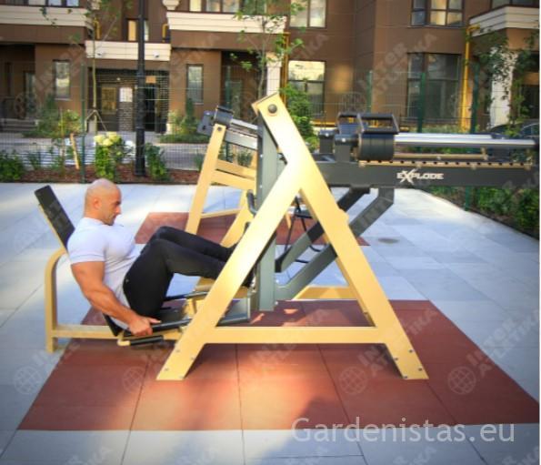 Välijõusaali jalalihaste treeningseade KF-803-S Välijõusaali treeningseadmed KF seeria 6 Välijõusaali jalalihaste treeningseade KF-803-S Välijõusaali treeningseadmed KF seeria Gardenistas.eu 6