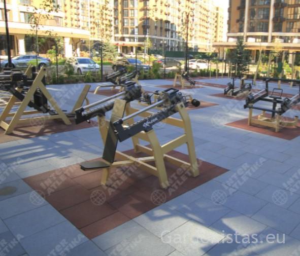 Välijõusaali jalalihaste treeningseade KF-803-S Välijõusaali treeningseadmed KF seeria 5 Välijõusaali jalalihaste treeningseade KF-803-S Välijõusaali treeningseadmed KF seeria Gardenistas.eu 5