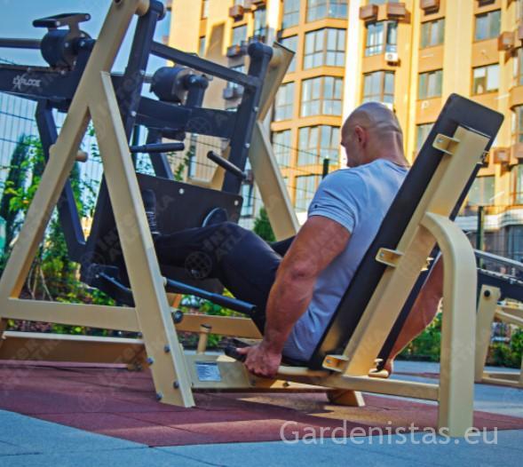 Välijõusaali jalalihaste treeningseade KF-803-S Välijõusaali treeningseadmed KF seeria 3 Välijõusaali jalalihaste treeningseade KF-803-S Välijõusaali treeningseadmed KF seeria Gardenistas.eu 3