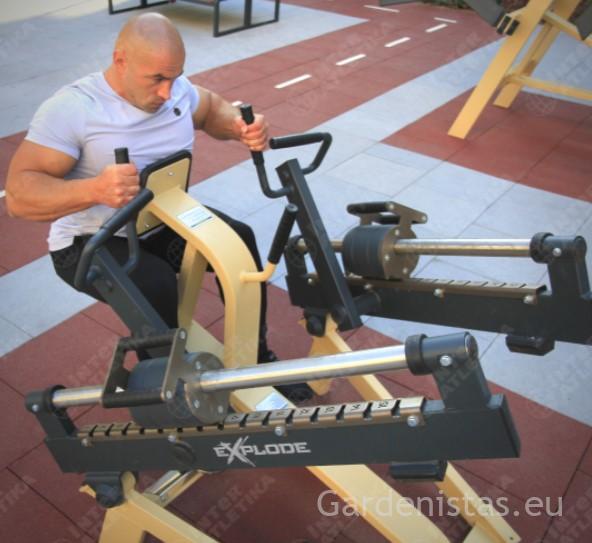 Välijõusaali selja- ja rinnalihaste treeningseade KF-804-S Välijõusaali treeningseadmed KF seeria 3 Välijõusaali selja- ja rinnalihaste treeningseade KF-804-S Välijõusaali treeningseadmed KF seeria Gardenistas.eu 3