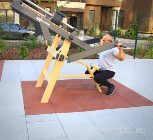 Välijõusaali seljalihaste treeningseade KF-805-S Välijõusaali treeningseadmed KF seeria 2 Välijõusaali seljalihaste treeningseade KF-805-S Välijõusaali treeningseadmed KF seeria Gardenistas.eu 2