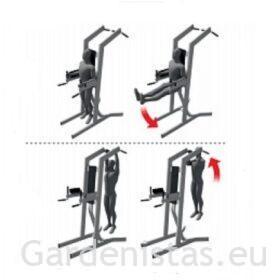 Välijõusaali käe-, õla- ja seljalihaste treeningseade KF-814-S Välijõusaali treeningseadmed KF seeria 2 Välijõusaali käe-, õla- ja seljalihaste treeningseade KF-814-S Välijõusaali treeningseadmed KF seeria Gardenistas.eu 2