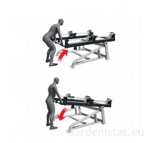 Välijõusaali reie-/tuhara ja jalgade treeningseade KF-806-S Välijõusaali treeningseadmed KF seeria 3 Välijõusaali reie-/tuhara ja jalgade treeningseade KF-806-S Välijõusaali treeningseadmed KF seeria Gardenistas.eu 3