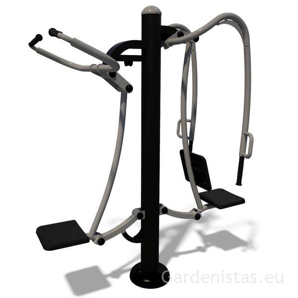 Välijõusaali rinna- ja seljalailihase treeningpink SE101-102 Välijõusaali treeningseadmed SE-SL seeria 2 Välijõusaali rinna- ja seljalailihase treeningpink SE101-102 Välijõusaali treeningseadmed SE-SL seeria Gardenistas.eu 2