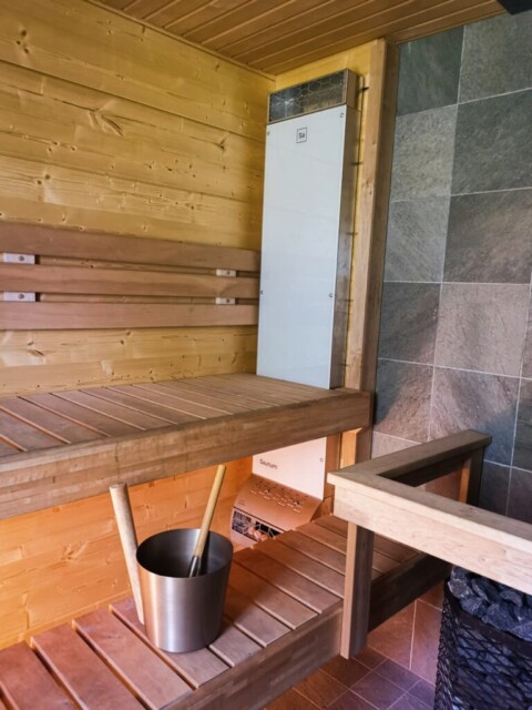 Sauna sisekliimaseade Saunum Base – valge klaas Saunatooted Gardenistas.eu 5