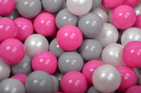 Minipallimerega – mängukomplekt (roosa)+100 palli Pallimeri Gardenistas.eu 7