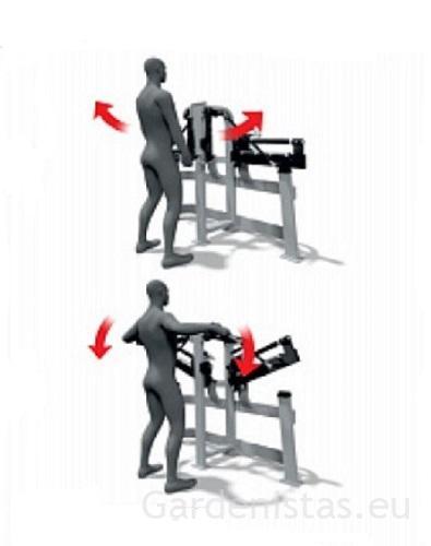 Välijõusaali õlavöötme treeningseade KF-809-S Välijõusaali treeningseadmed KF seeria 2 Välijõusaali õlavöötme treeningseade KF-809-S Välijõusaali treeningseadmed KF seeria Gardenistas.eu 2