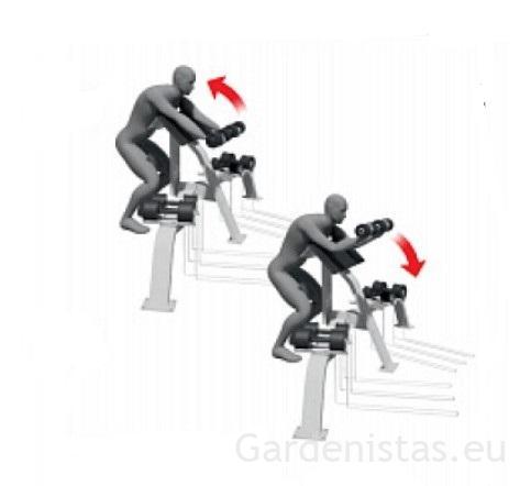 Välijõusaali biitsepsi ja küünarvarre treeningseade KF-815.1-S Välijõusaali treeningseadmed KF seeria 2 Välijõusaali biitsepsi ja küünarvarre treeningseade KF-815.1-S Välijõusaali treeningseadmed KF seeria Gardenistas.eu 2