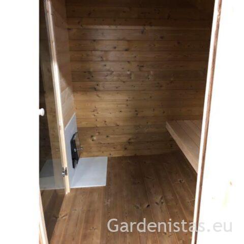 Ovaalsaun VÄIKE PURAVIK kahe ruumiga Ovaalsed saunad Gardenistas.eu 5