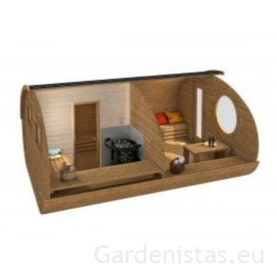 Ovaalsaun SUUR PURAVIK – kolme ruumiga Ovaalsed saunad Gardenistas.eu 6