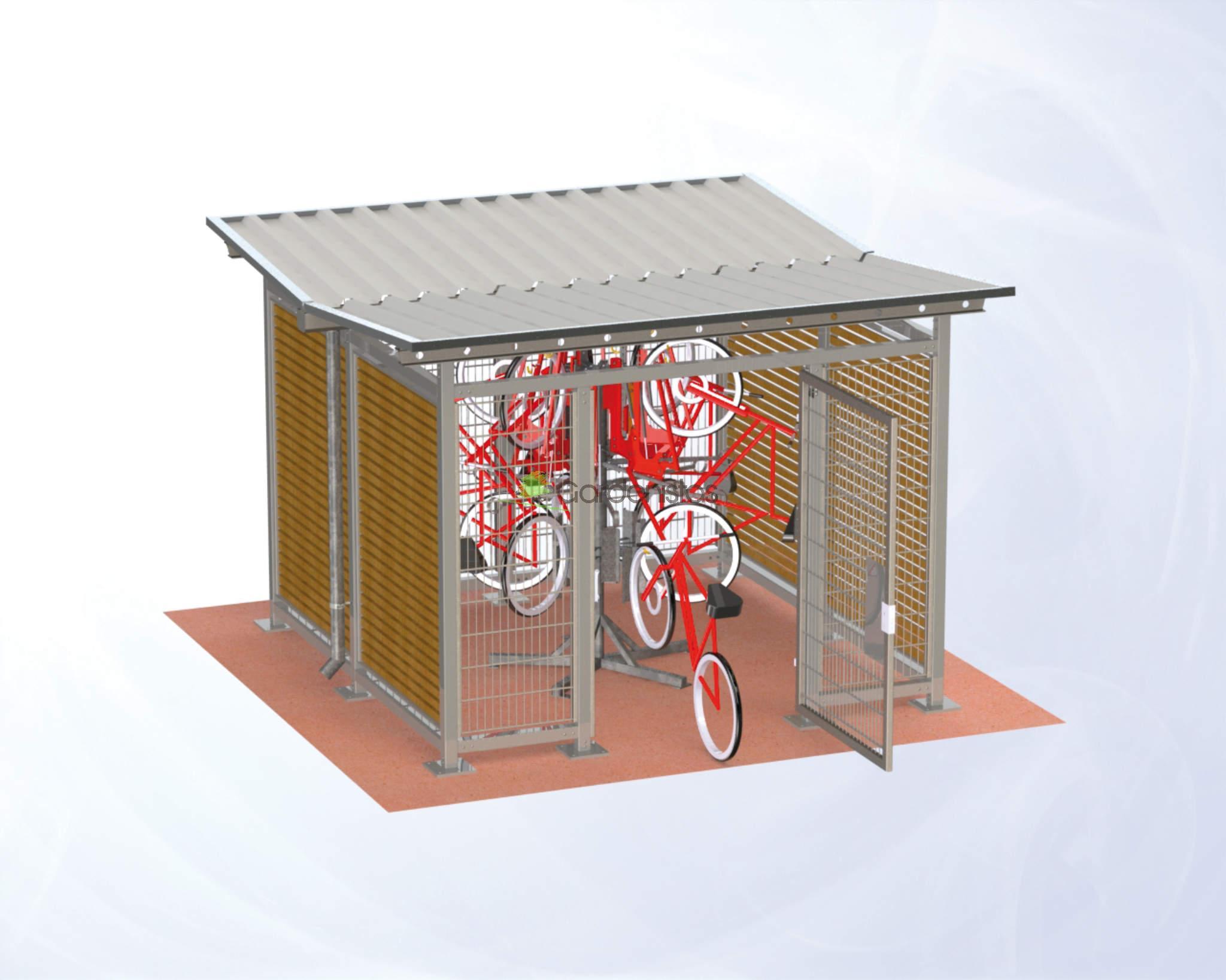 Jalgrattamaja Kadura Jalgrataste varjualused/majad 12 Jalgrattamaja Kadura Jalgrataste varjualused/majad Gardenistas.eu 12