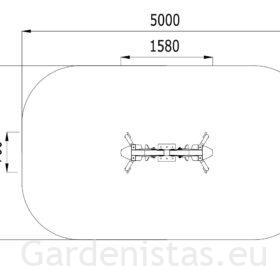 Välijõusaali rinnapress OF0001-2 Välijõusaali treeningseadmed OF seeria Gardenistas.eu 4