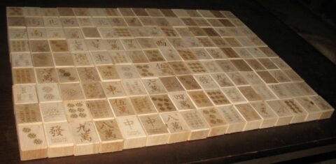 Mahjong klotsid puidust (144 tk) Mänguasjad Gardenistas.eu 8
