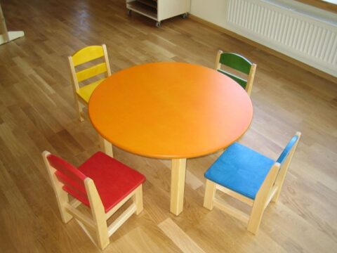 Lastelaud ümar (värvivalikuga, erinevad kõrgused) Lastetoa mööbel Gardenistas.eu 3
