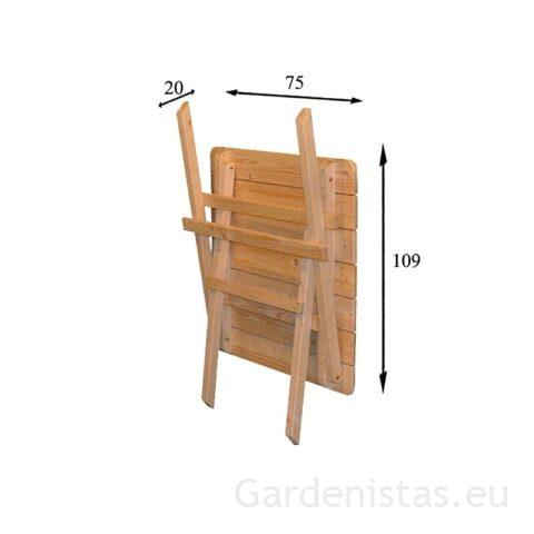 Arsi kompakt laud (2-kohaline) Lauad Gardenistas.eu 9
