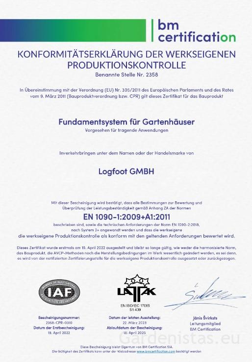 Vundamendipost LogFoot OUTLET 12 Vundamendipost LogFoot OUTLET Gardenistas.eu 12