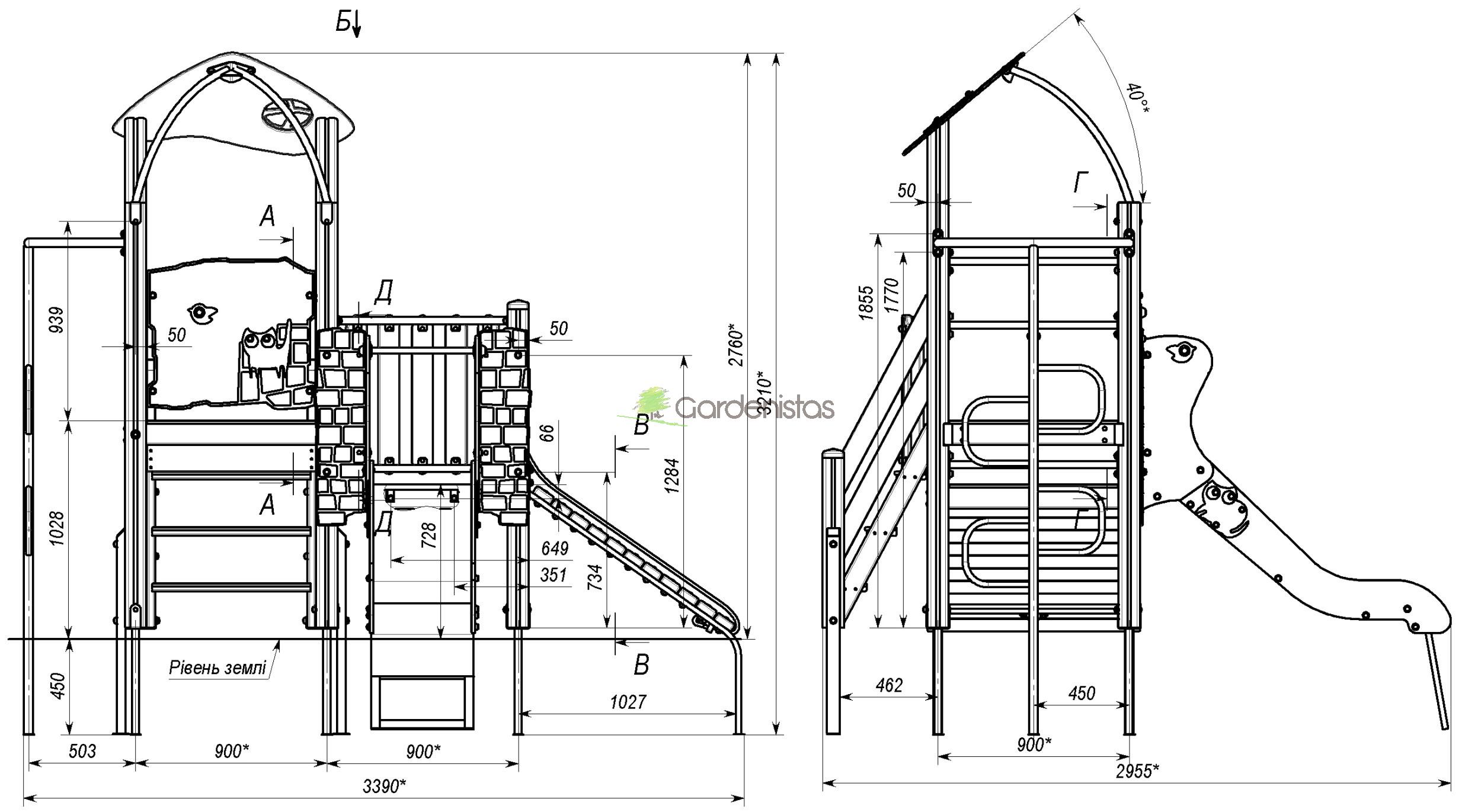 Mänguväljak TE810New Mänguväljakud 3-12 a. 14 Mänguväljak TE810New Mänguväljakud 3-12 a. Gardenistas.eu 14