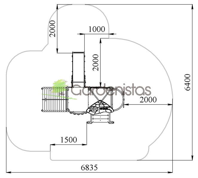 Mänguväljak TE810New Mänguväljakud 3-12 a. 15 Mänguväljak TE810New Mänguväljakud 3-12 a. Gardenistas.eu 15