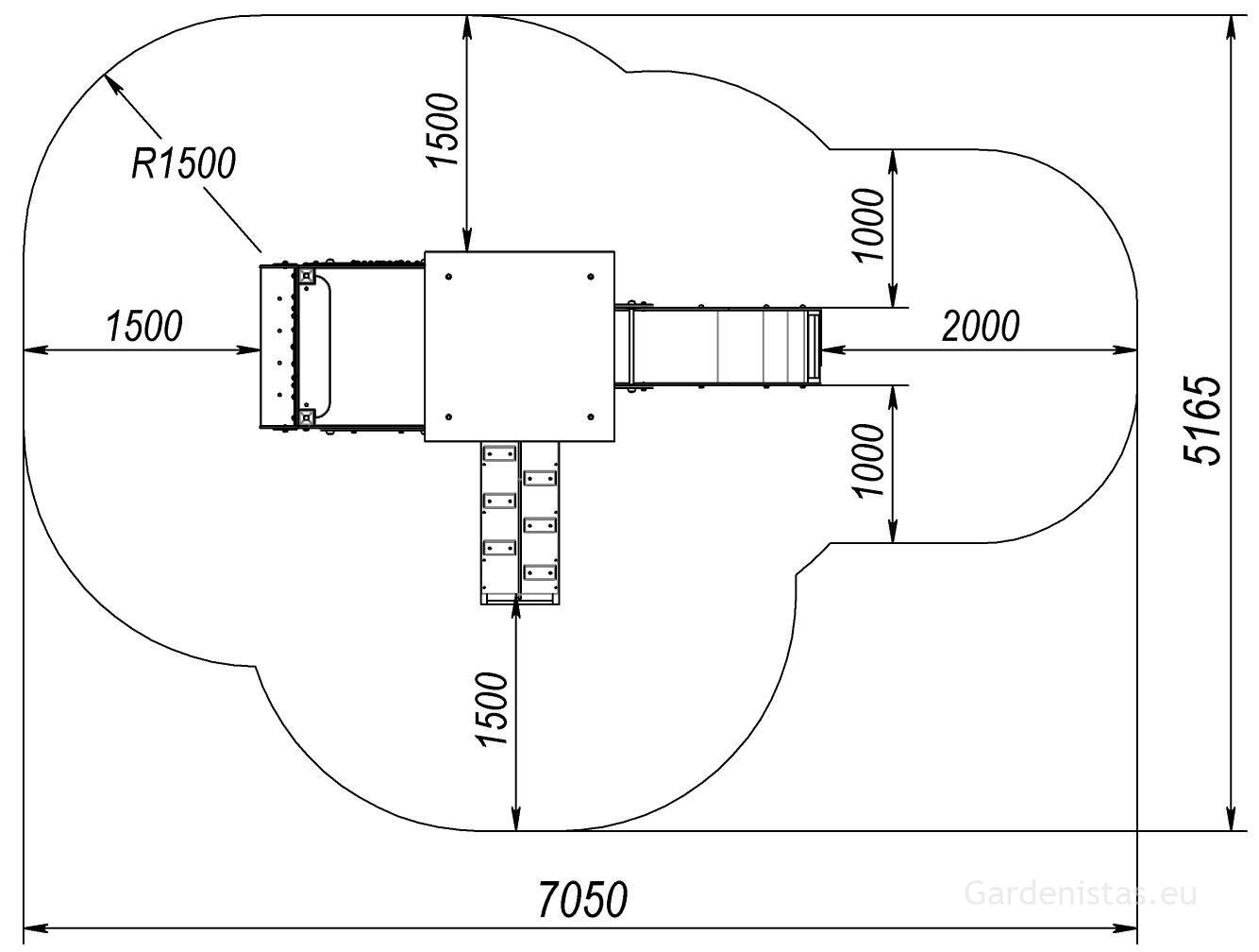 Mänguväljak TE512 Mänguväljakud 2-6 a. 11 Mänguväljak TE512 Mänguväljakud 2-6 a. Gardenistas.eu 11