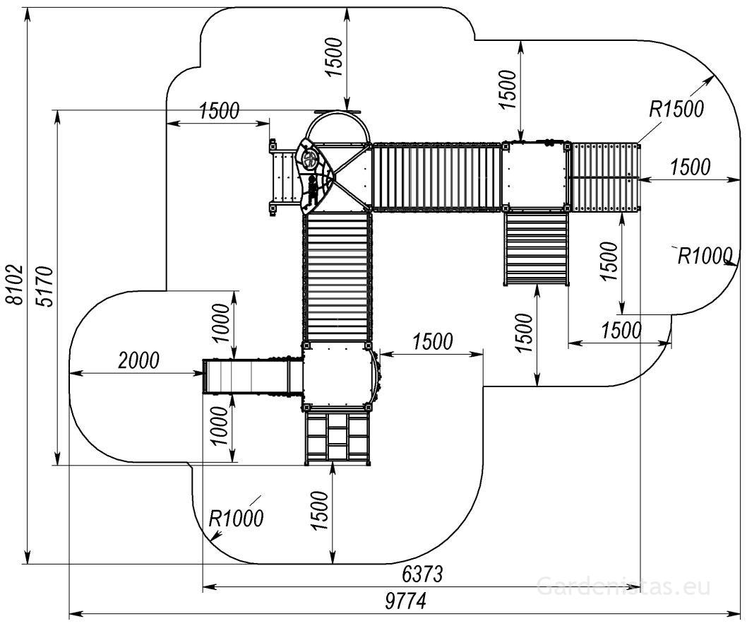 Mänguväljak TE812New Mänguväljakud 3-12 a. 8 Mänguväljak TE812New Mänguväljakud 3-12 a. Gardenistas.eu 8
