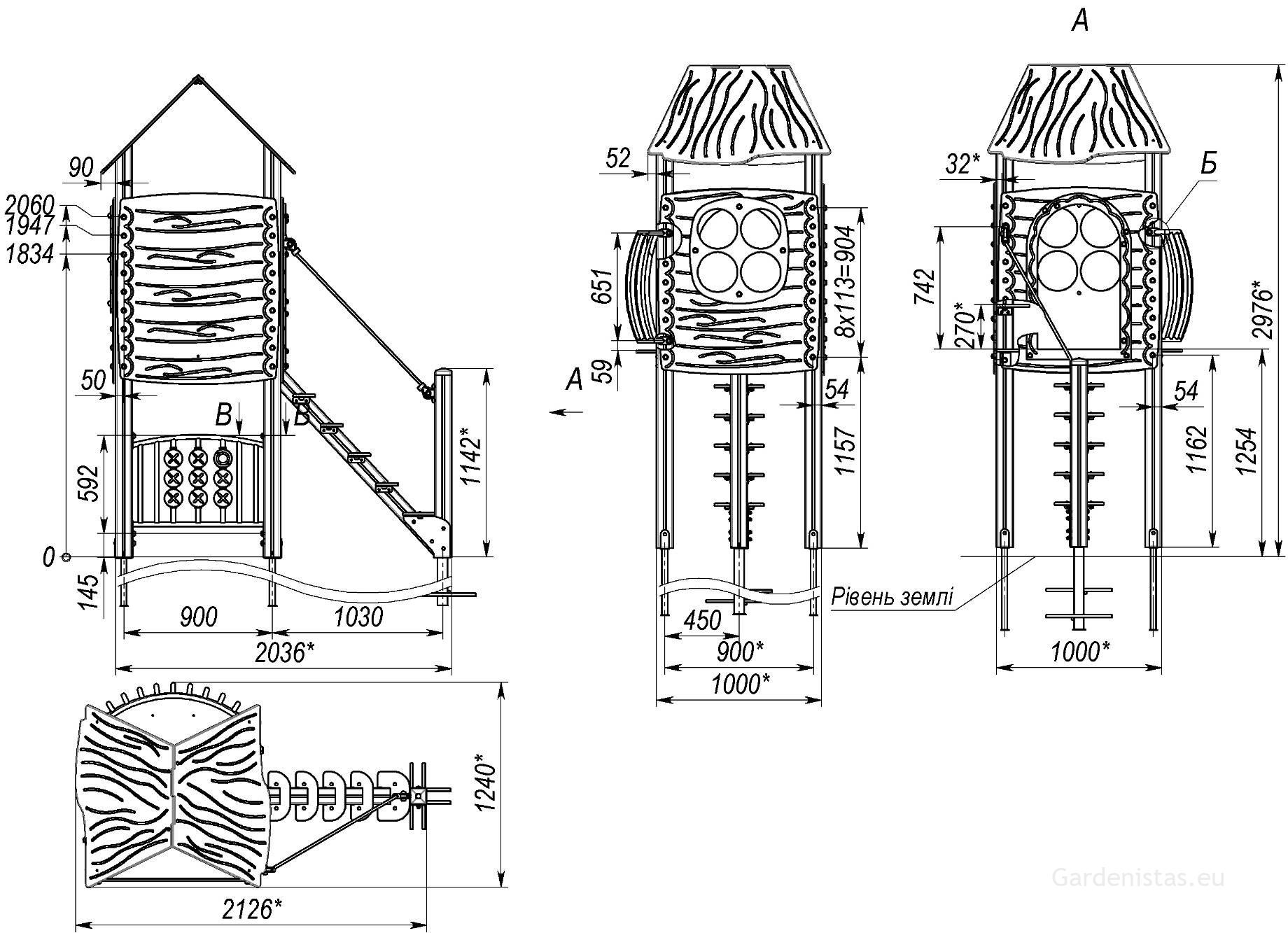 Mänguväljak TE816 Mänguväljakud 3-12 a. 6 Mänguväljak TE816 Mänguväljakud 3-12 a. Gardenistas.eu 6