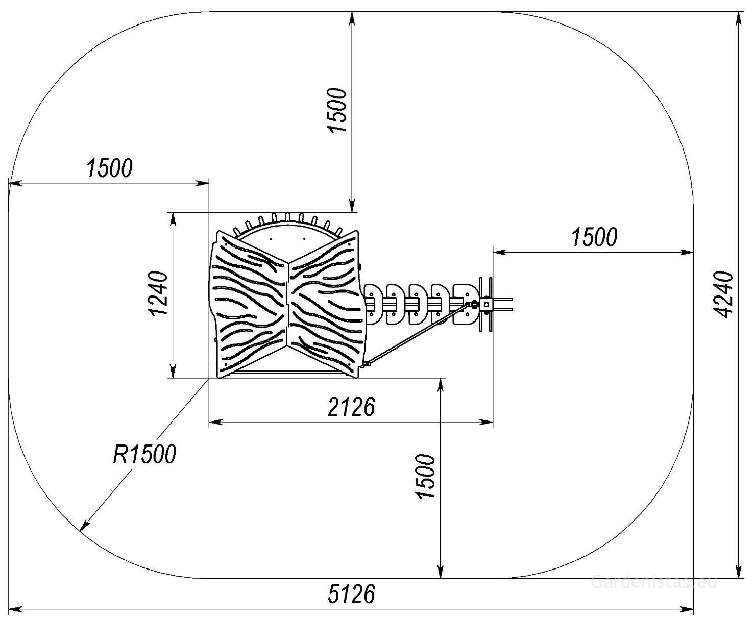 Mänguväljak TE816 Mänguväljakud 3-12 a. 7 Mänguväljak TE816 Mänguväljakud 3-12 a. Gardenistas.eu 7