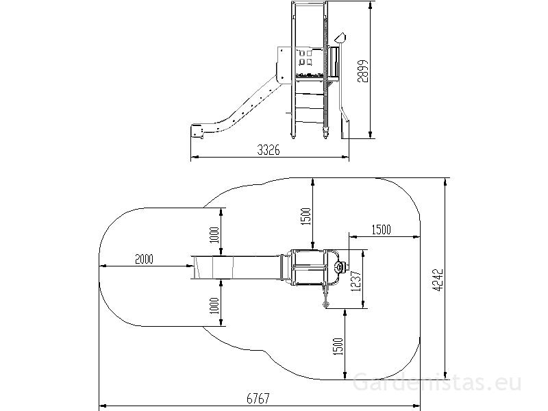 Mänguväljak LK103 Mänguväljakud 3-12 a. 3 Mänguväljak LK103 Mänguväljakud 3-12 a. Gardenistas.eu 3