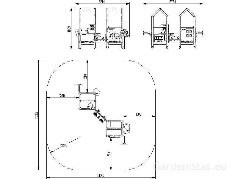 Mänguväljak LK307 Mänguväljakud 2-6 a. 5 Mänguväljak LK307 Mänguväljakud 2-6 a. Gardenistas.eu 5
