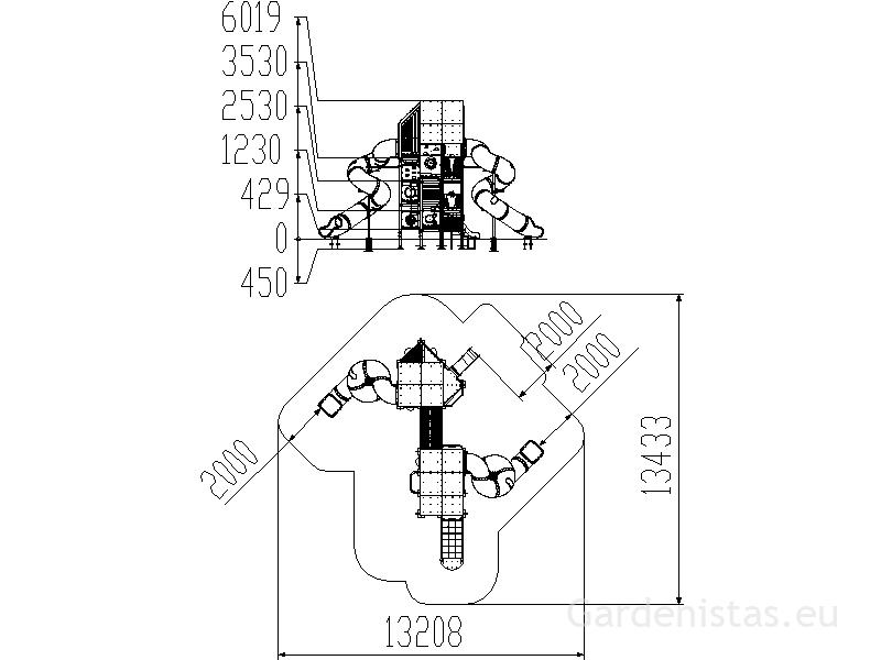 Mänguväljak TE940 Mänguväljakud 3-12 a. 4 Mänguväljak TE940 Mänguväljakud 3-12 a. Gardenistas.eu 4