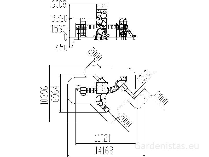 Mänguväljak TE944 Mänguväljakud 3-12 a. 3 Mänguväljak TE944 Mänguväljakud 3-12 a. Gardenistas.eu 3