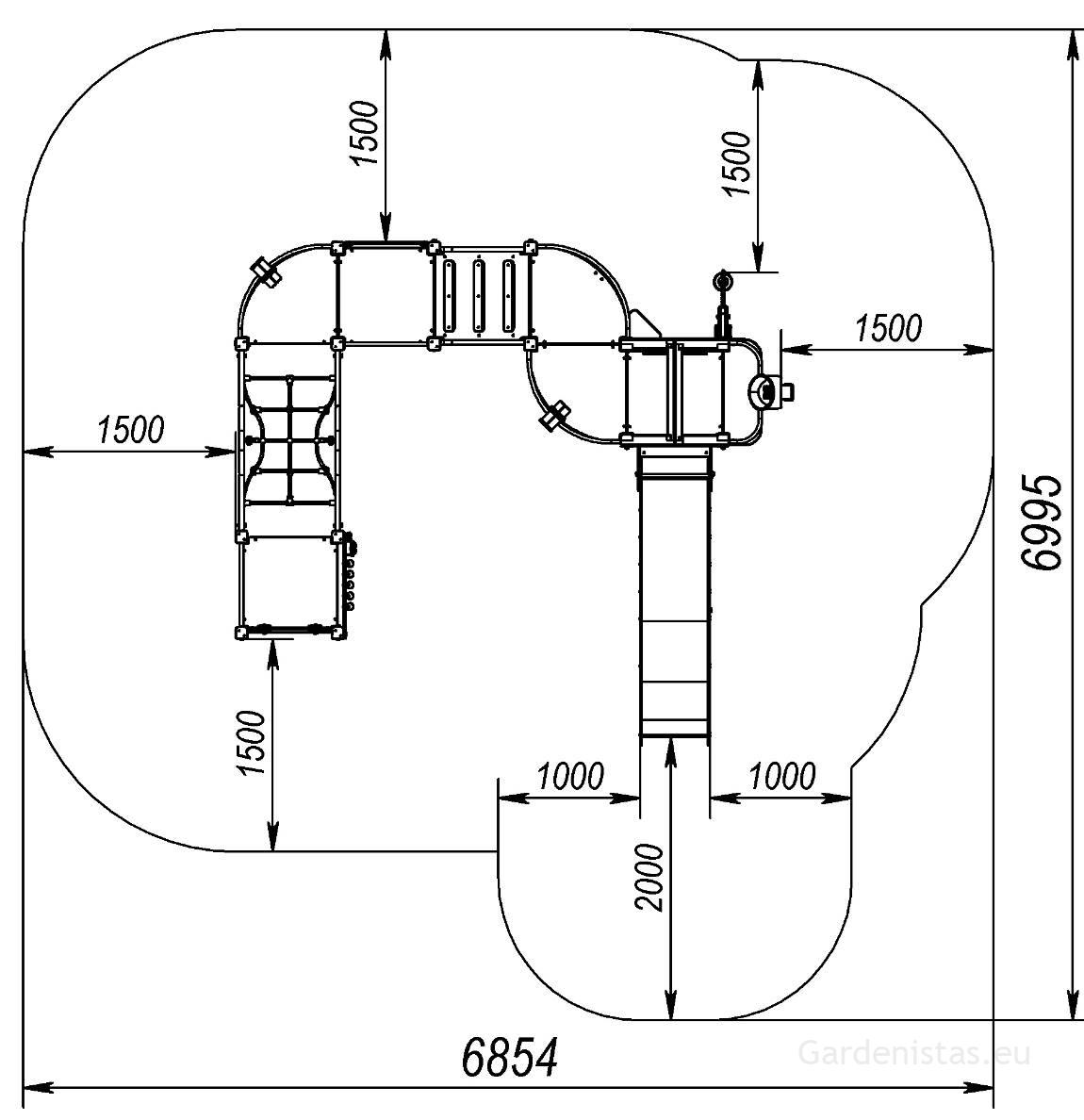 Mänguväljak LK113 Mänguväljakud 2-6 a. 5 Mänguväljak LK113 Mänguväljakud 2-6 a. Gardenistas.eu 5