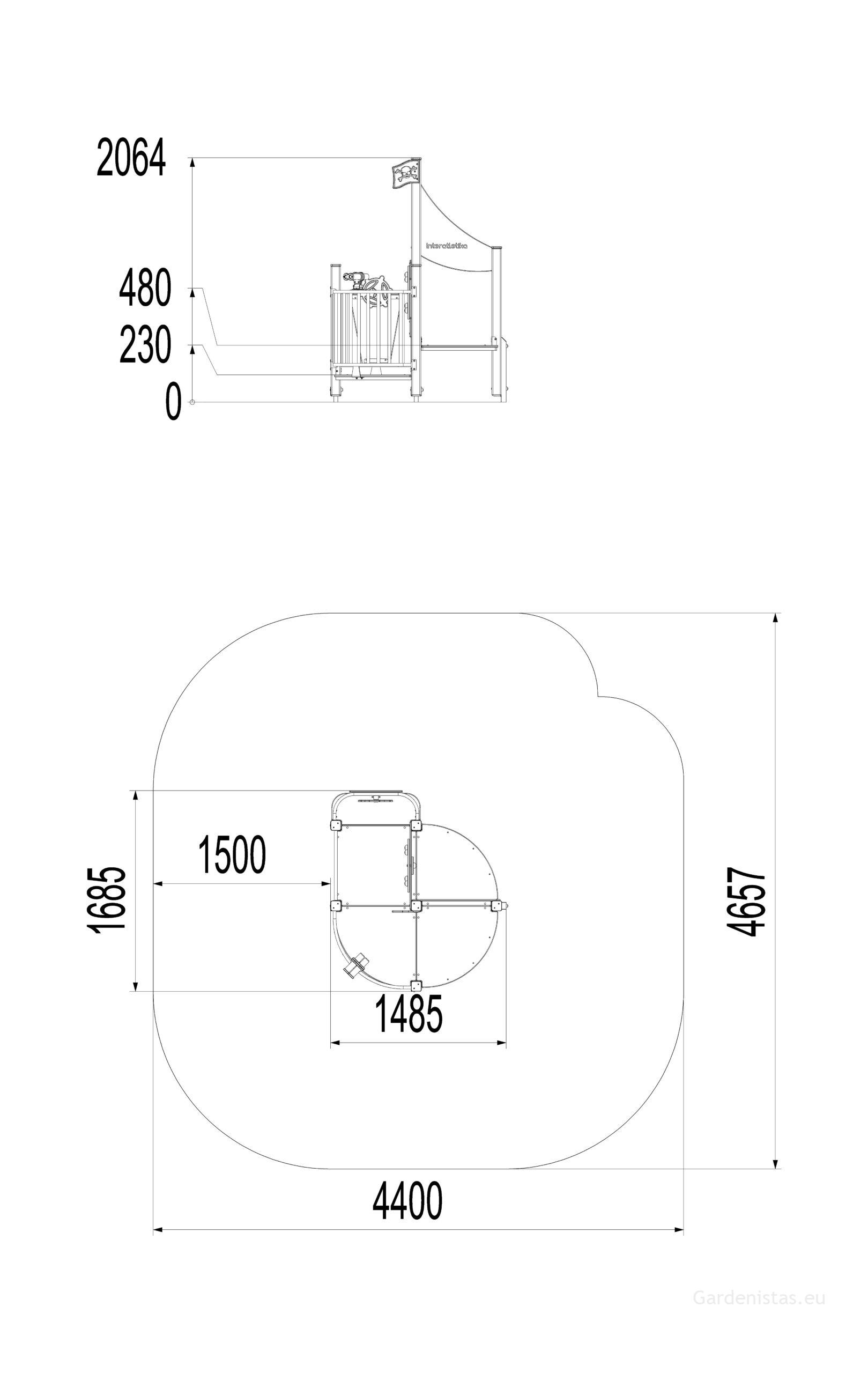 Mänguväljak LK306 Mänguväljakud 2-6 a. 4 Mänguväljak LK306 Mänguväljakud 2-6 a. Gardenistas.eu 4