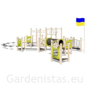 Mänguväljak LK150.4 Mänguväljakud 2-6 a. 2 Mänguväljak LK150.4 Mänguväljakud 2-6 a. Gardenistas.eu 2