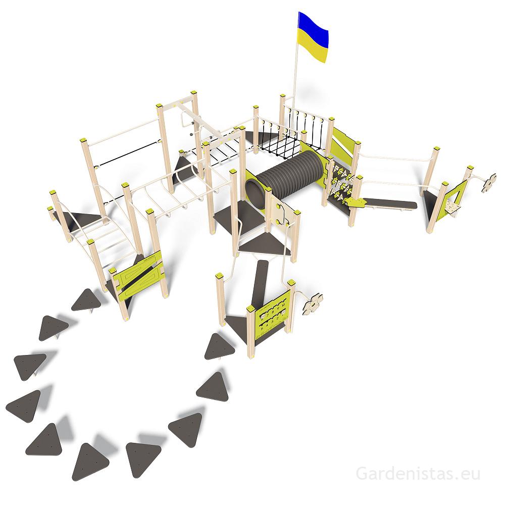 Mänguväljak LK150.4 Mänguväljakud 2-6 a. 5 Mänguväljak LK150.4 Mänguväljakud 2-6 a. Gardenistas.eu 5