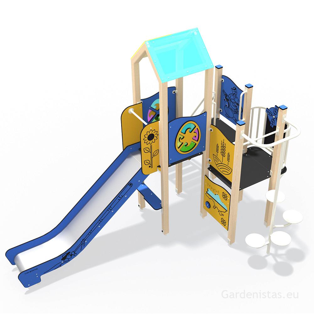 Mänguväljak Ukraina LK104 Mänguväljakud 2-6 a. 2 Mänguväljak Ukraina LK104 Mänguväljakud 2-6 a. Gardenistas.eu 2