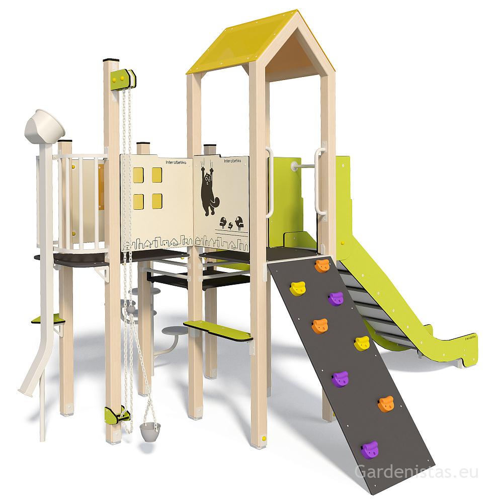 Mänguväljak LK106 Mänguväljakud 3-12 a. 4 Mänguväljak LK106 Mänguväljakud 3-12 a. Gardenistas.eu 4