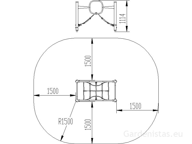 Mänguväljak LK602 Mänguväljakud 3-12 a. 3 Mänguväljak LK602 Mänguväljakud 3-12 a. Gardenistas.eu 3