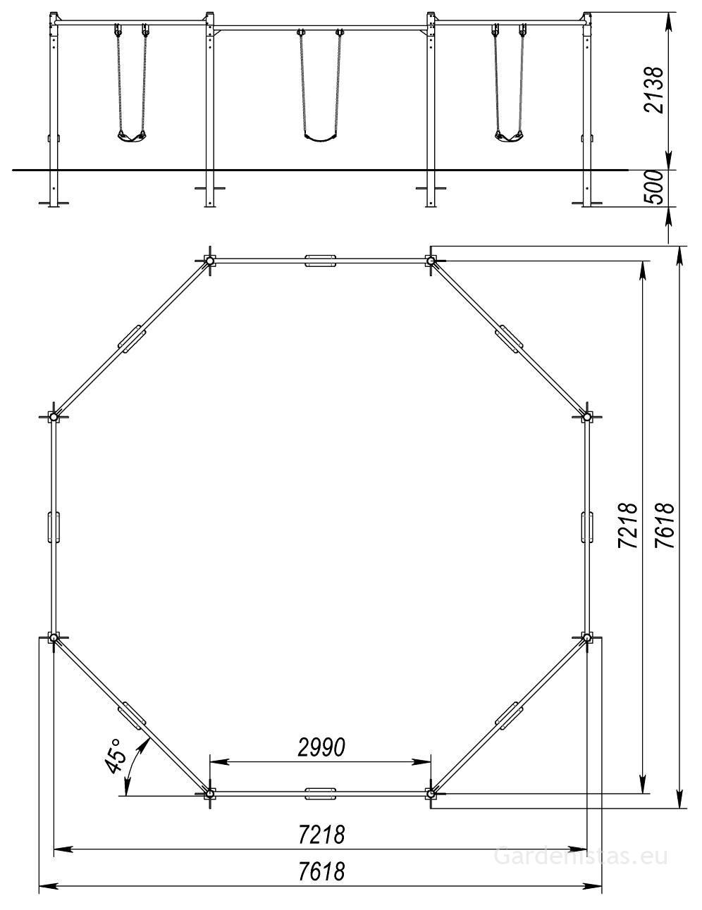 Kiigeraam T416 Kiigeraamid 2 Kiigeraam T416 Kiigeraamid Gardenistas.eu 2