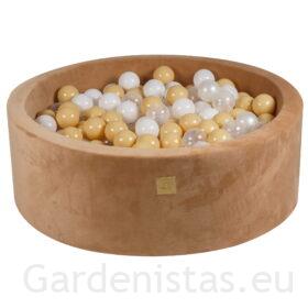 Pallimeri – karamell (pallibassein 90x30cm+200 palli) Pallimered Gardenistas.eu
