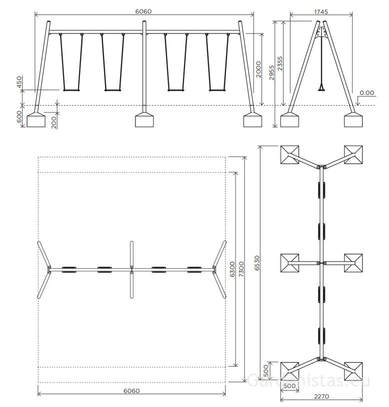 Kiigeraam IGZD00 Kiigeraamid 2 Kiigeraam IGZD00 Kiigeraamid Gardenistas.eu 2
