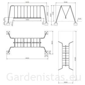 Kiigeraam IGZK10 Kiigeraamid 2 Kiigeraam IGZK10 Kiigeraamid Gardenistas.eu 2