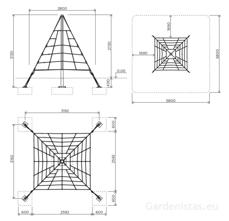 Köispüramiid KPM402 Köispüramiidid 2 Köispüramiid KPM402 Köispüramiidid Gardenistas.eu 2