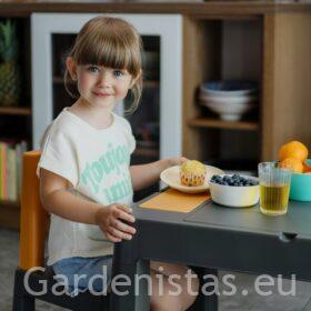 Legolaud + 2 tooli – hall/ roosa/ türkiissinine Lauad Gardenistas.eu 2