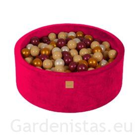 Pallimeri – lillakaspunane (pallibassein 90x30cm+200 palli) Pallimered Gardenistas.eu